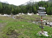 12 Segnavia nei pressi della Baita Voia
